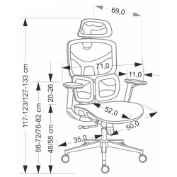 Fotoliu Halmar Macar (Black) Thumb