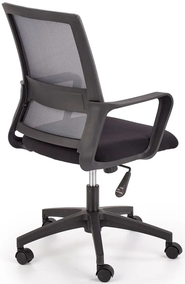 Fotoliu Halmar Mauro (Black/Gray) - 3