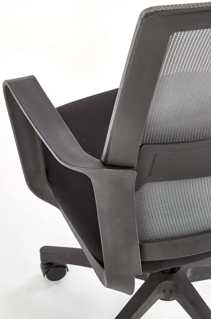 Fotoliu Halmar Mauro (Black/Gray) - 4