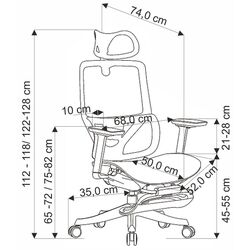 Кресло Halmar Osvaldo (Black) Thumb