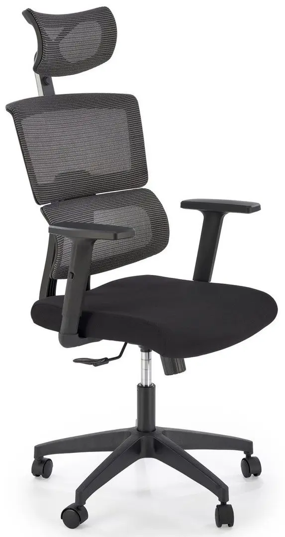 Fotoliu Halmar Pablo (Black/Grey)