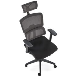 Fotoliu Halmar Pablo (Black/Grey) Thumb