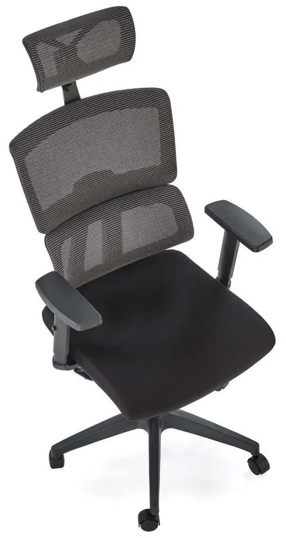 Fotoliu Halmar Pablo (Black/Grey)