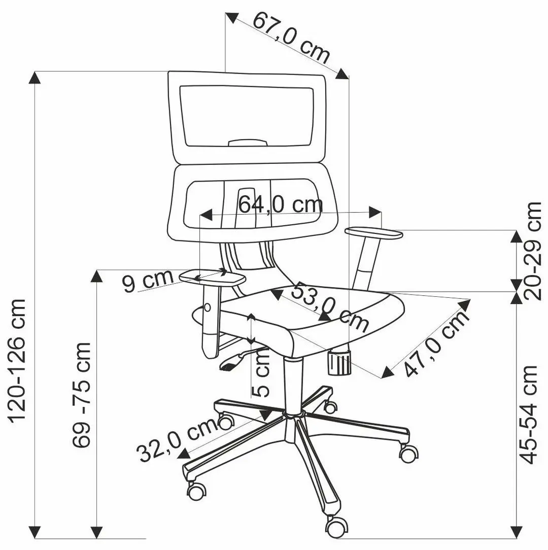 Fotoliu Halmar Pablo (Black/Grey)