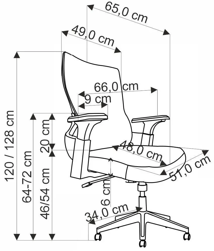 Fotoliu Halmar Polon (Black)