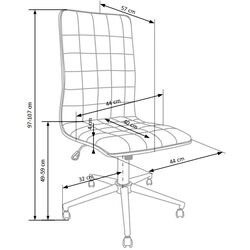 Fotoliu Halmar Porto (Black) Thumb