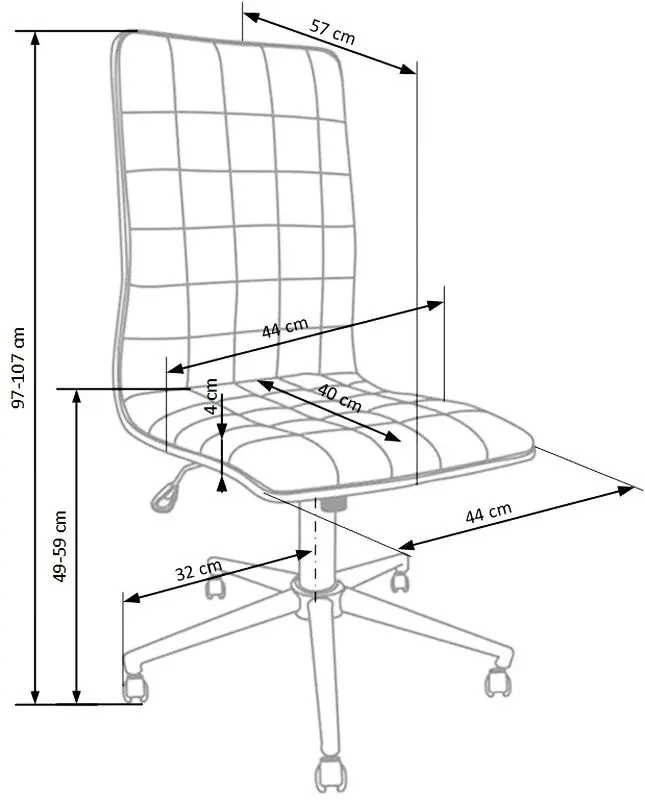 Fotoliu Halmar Porto (Black)