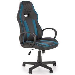 Fotoliu Halmar Ragnar (Black/Blue) Thumb