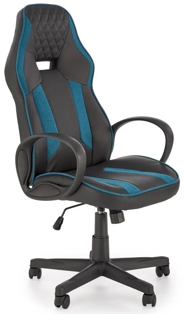 Fotoliu Halmar Ragnar (Black/Blue) - 3