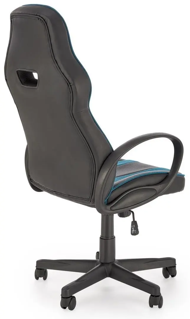 Fotoliu Halmar Ragnar (Black/Blue) - 4