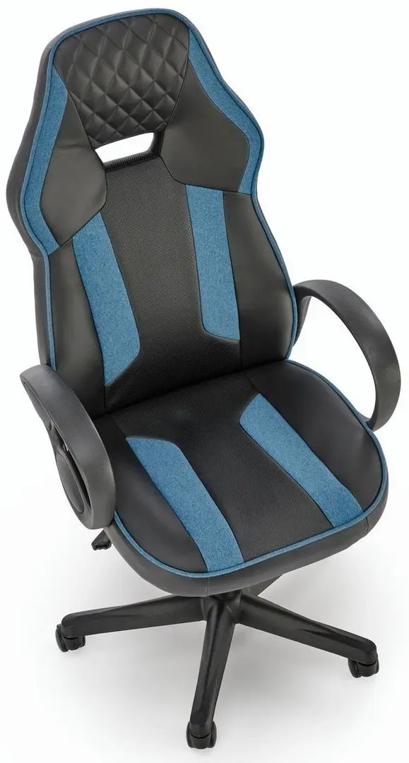 Fotoliu Halmar Ragnar (Black/Blue) - 7