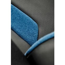 Fotoliu Halmar Ragnar (Black/Blue) Thumb