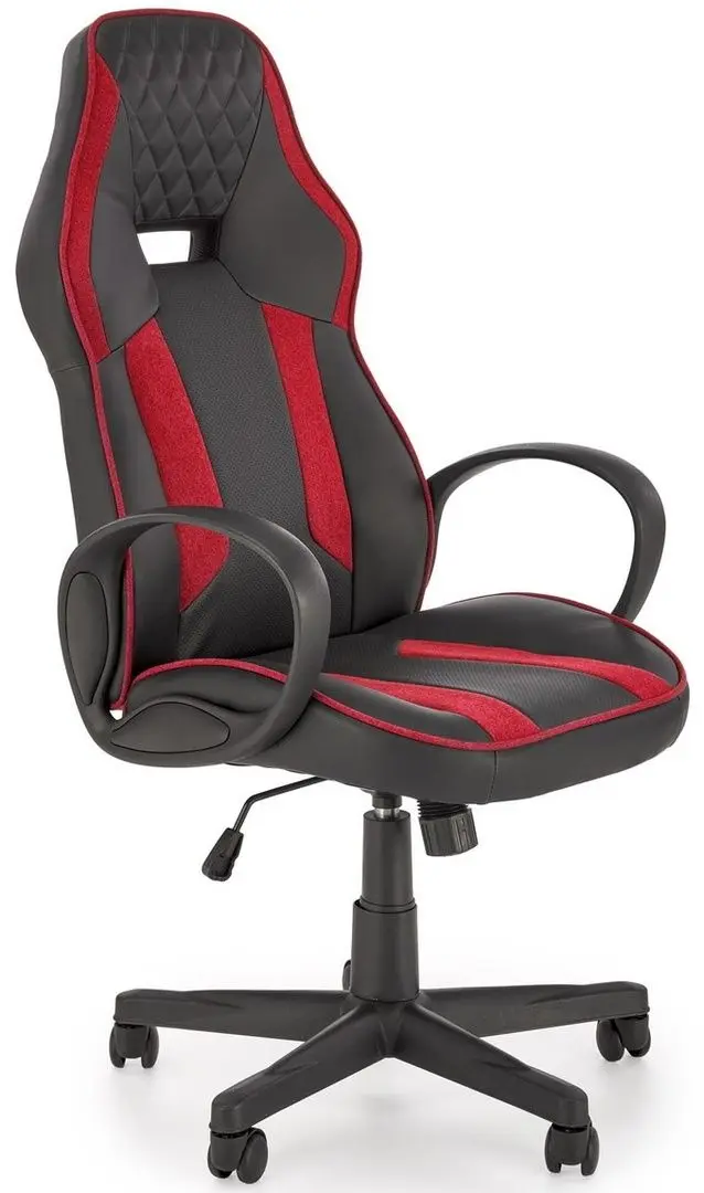 Fotoliu Halmar Ragnar (Black/Red) - 3
