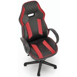 Fotoliu Halmar Ragnar (Black/Red) Thumb