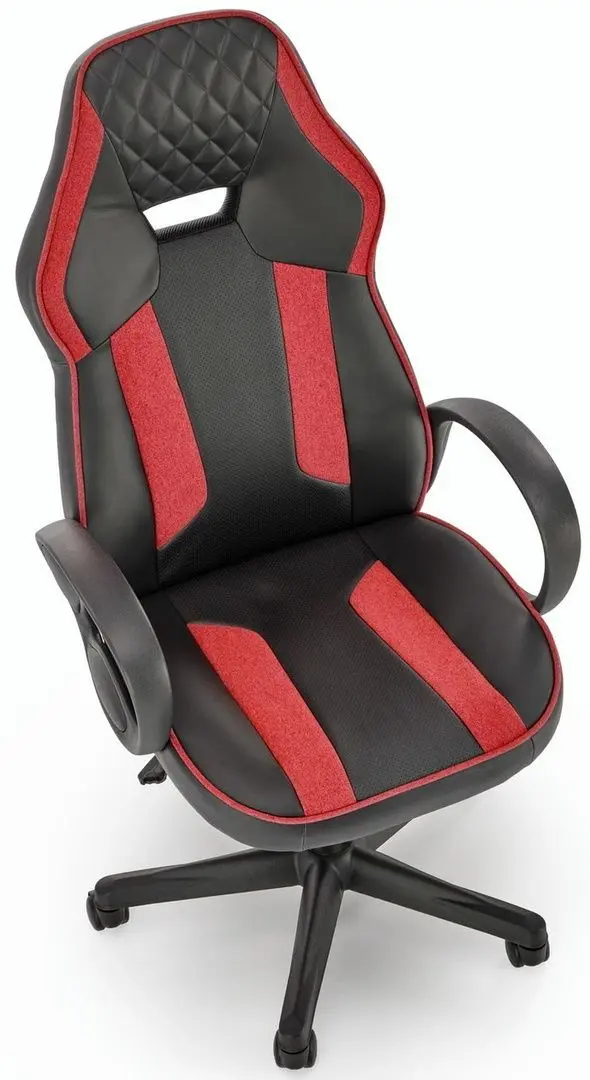 Fotoliu Halmar Ragnar (Black/Red) - 7