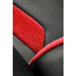 Fotoliu Halmar Ragnar (Black/Red) Thumb