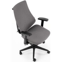 Fotoliu Halmar Rubio (Gray/Black) Thumb