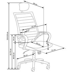 Fotoliu Halmar Socket (White/Black) Thumb