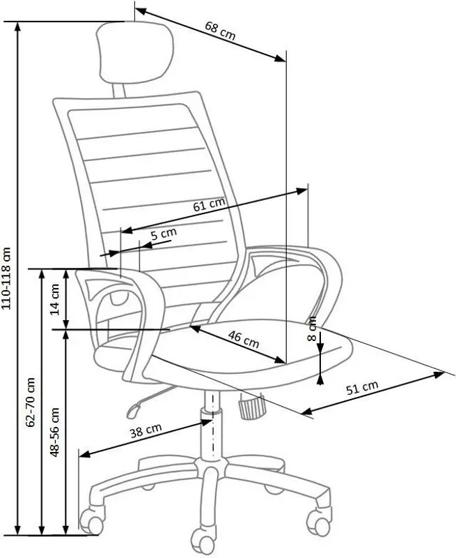 Fotoliu Halmar Socket (White/Black)