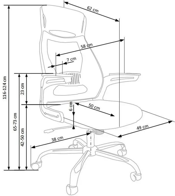 Кресло Halmar Solaris (Black)
