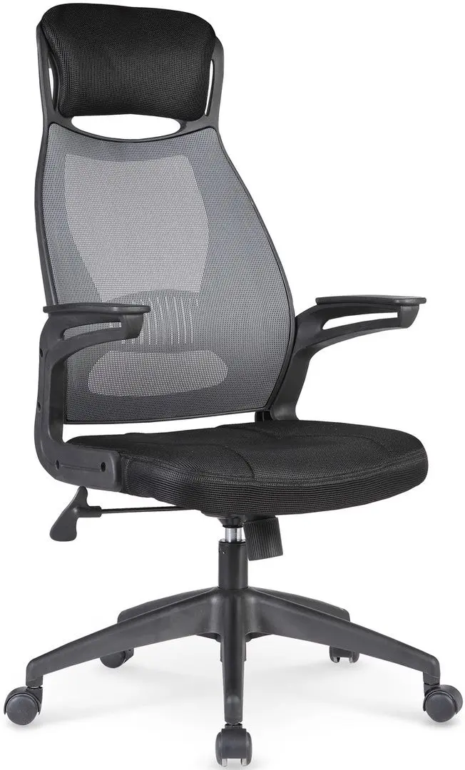 Кресло Halmar Solaris (Black/Gray)