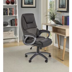 Fotoliu Halmar Steven (Black/Grey)