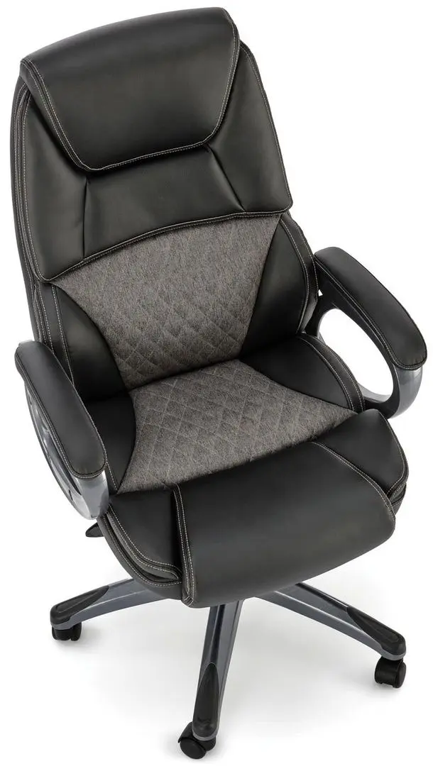 Fotoliu Halmar Steven (Black/Grey)