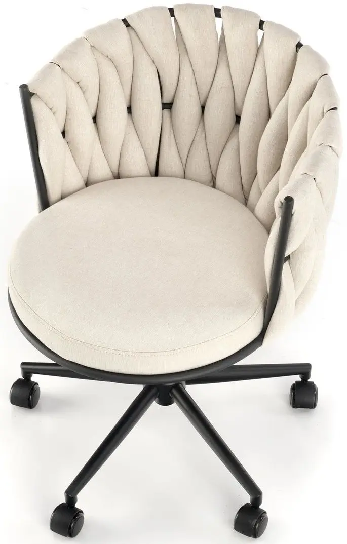 Кресло Halmar Talon (Light Beige/Black)