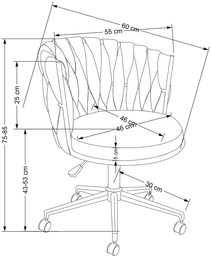 Кресло Halmar Talon (Pink/Black)