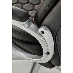 Fotoliu Halmar Thomas (Black/Silver) Thumb