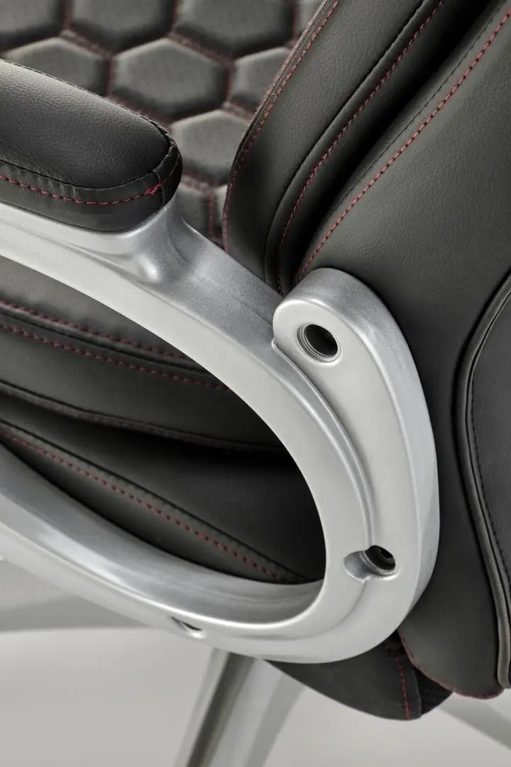 Fotoliu Halmar Thomas (Black/Silver)