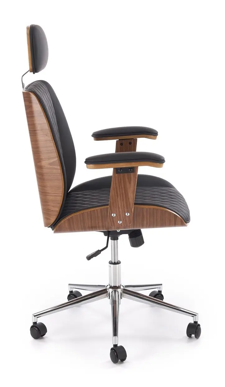 Fotoliu Halmar Timber (Walnut/Black)
