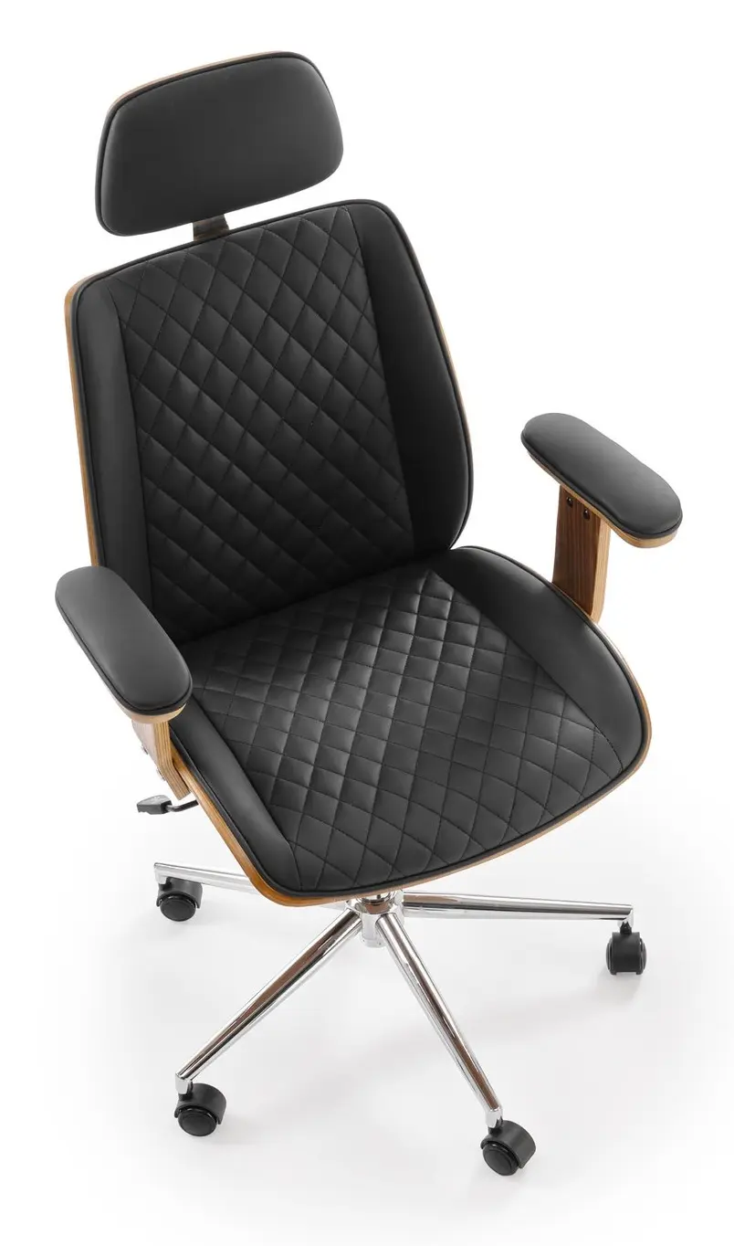 Fotoliu Halmar Timber (Walnut/Black)