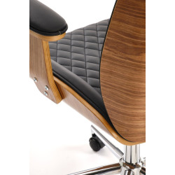 Fotoliu Halmar Timber (Walnut/Black) Thumb