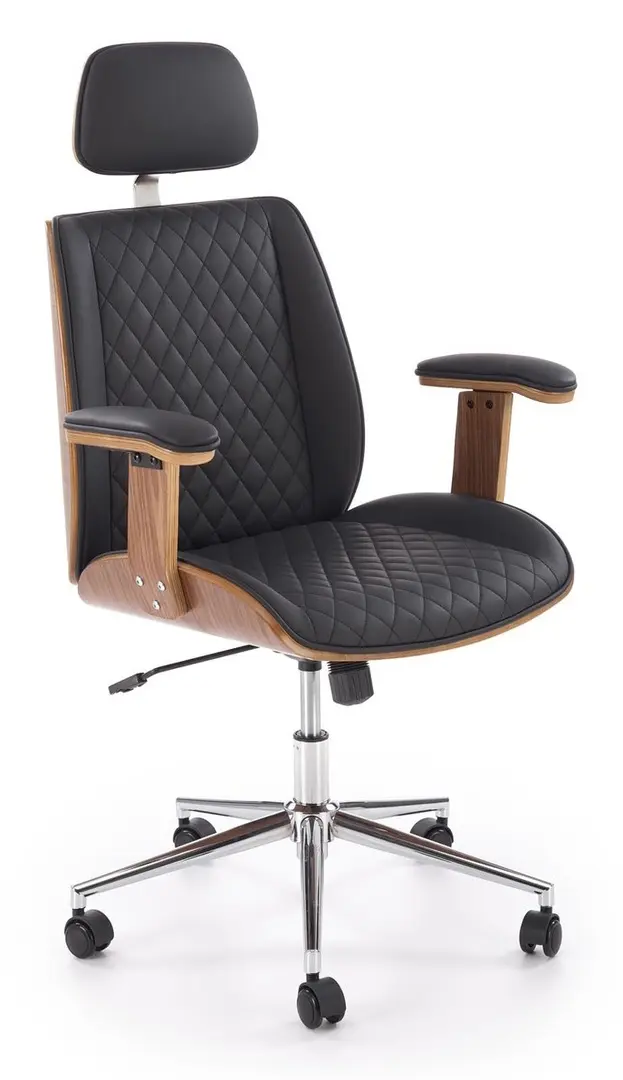 Fotoliu Halmar Timber (Walnut/Black)