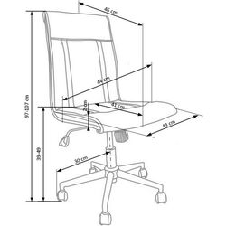 Кресло Halmar Tirol (Black) Thumb