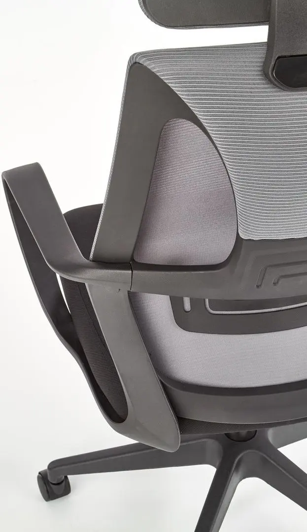 Кресло Halmar Valdez (Black/Gray)