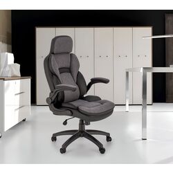 Fotoliu Halmar Valerio (Black/Grey)