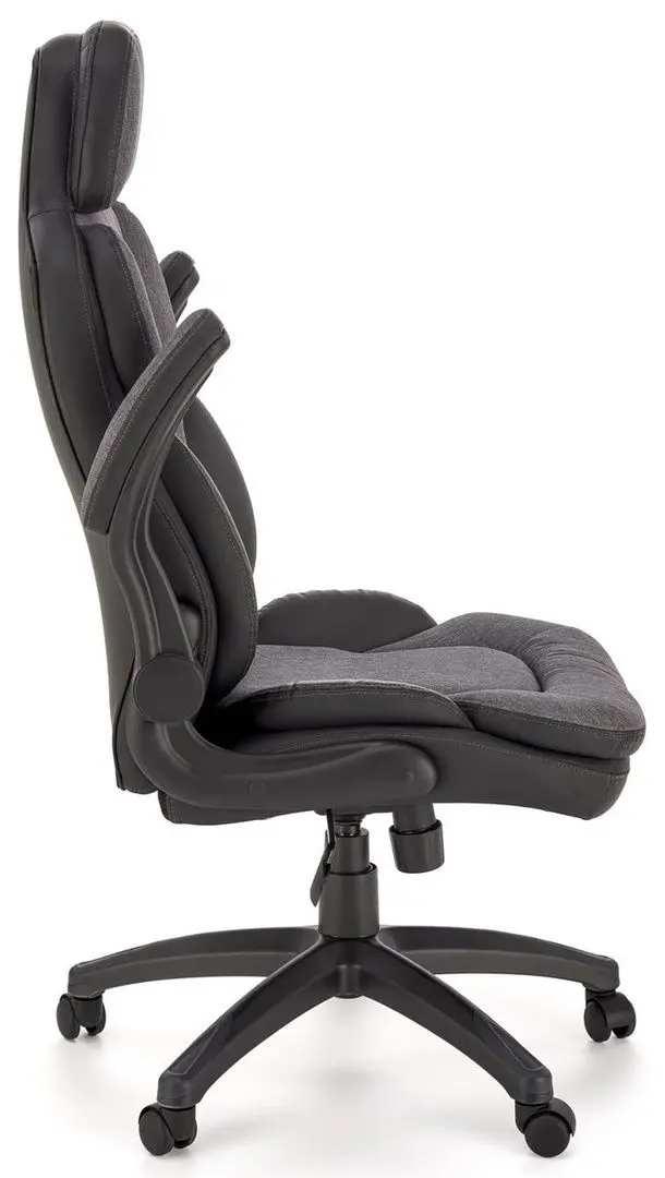 Fotoliu Halmar Valerio (Black/Grey)