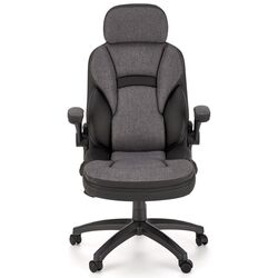 Fotoliu Halmar Valerio (Black/Grey) Thumb