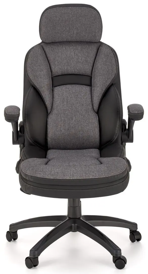 Fotoliu Halmar Valerio (Black/Grey)