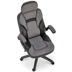 Fotoliu Halmar Valerio (Black/Grey) Thumb