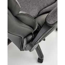 Fotoliu Halmar Valerio (Black/Grey) Thumb