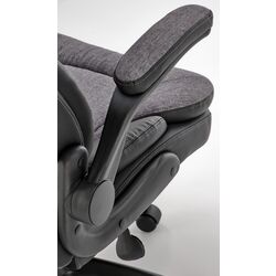 Fotoliu Halmar Valerio (Black/Grey) Thumb