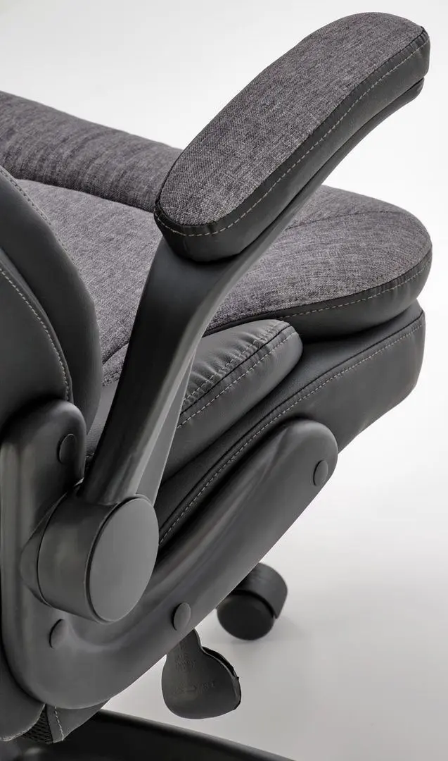 Fotoliu Halmar Valerio (Black/Grey)