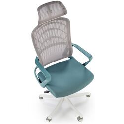 Кресло Halmar Vesuvio 2 (Turquoise/White) Thumb