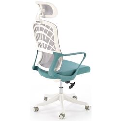 Кресло Halmar Vesuvio 2 (Turquoise/White) Thumb