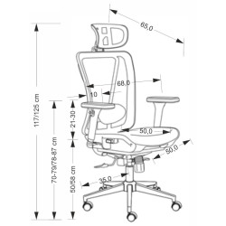 Fotoliu Halmar Vixen (Black) Thumb