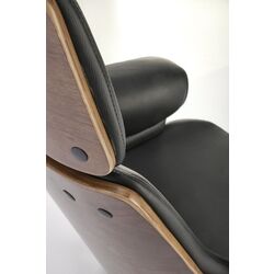 Fotoliu Halmar Weber (Walnut/Black) Thumb