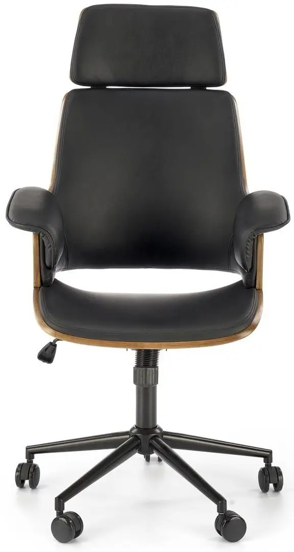 Fotoliu Halmar Weber (Walnut/Black)